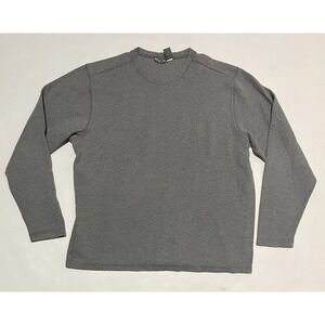 REI Men's Size XL Long Sleeve Crew Neck Pullover Gray Sweatshirt Hiking Running